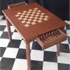 Ahşap Satranç Masası - 70cm x 90cm x 72cm