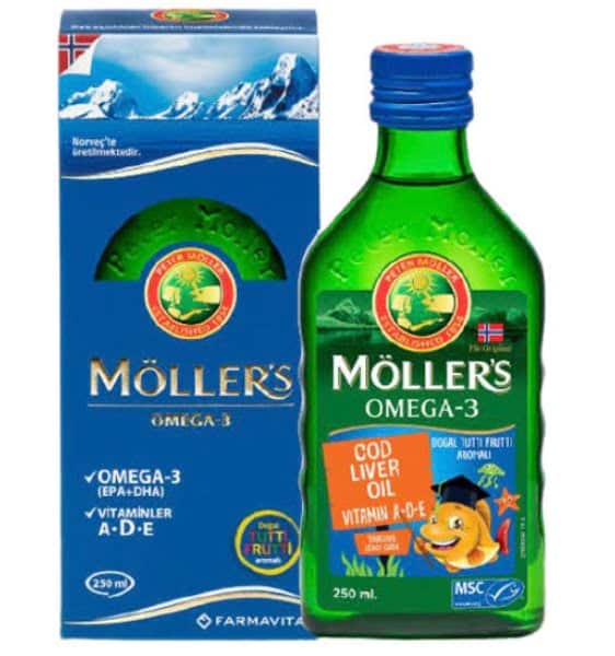 Möller's Tutti Frutti Omega-3 Balık Yağı 250 ml