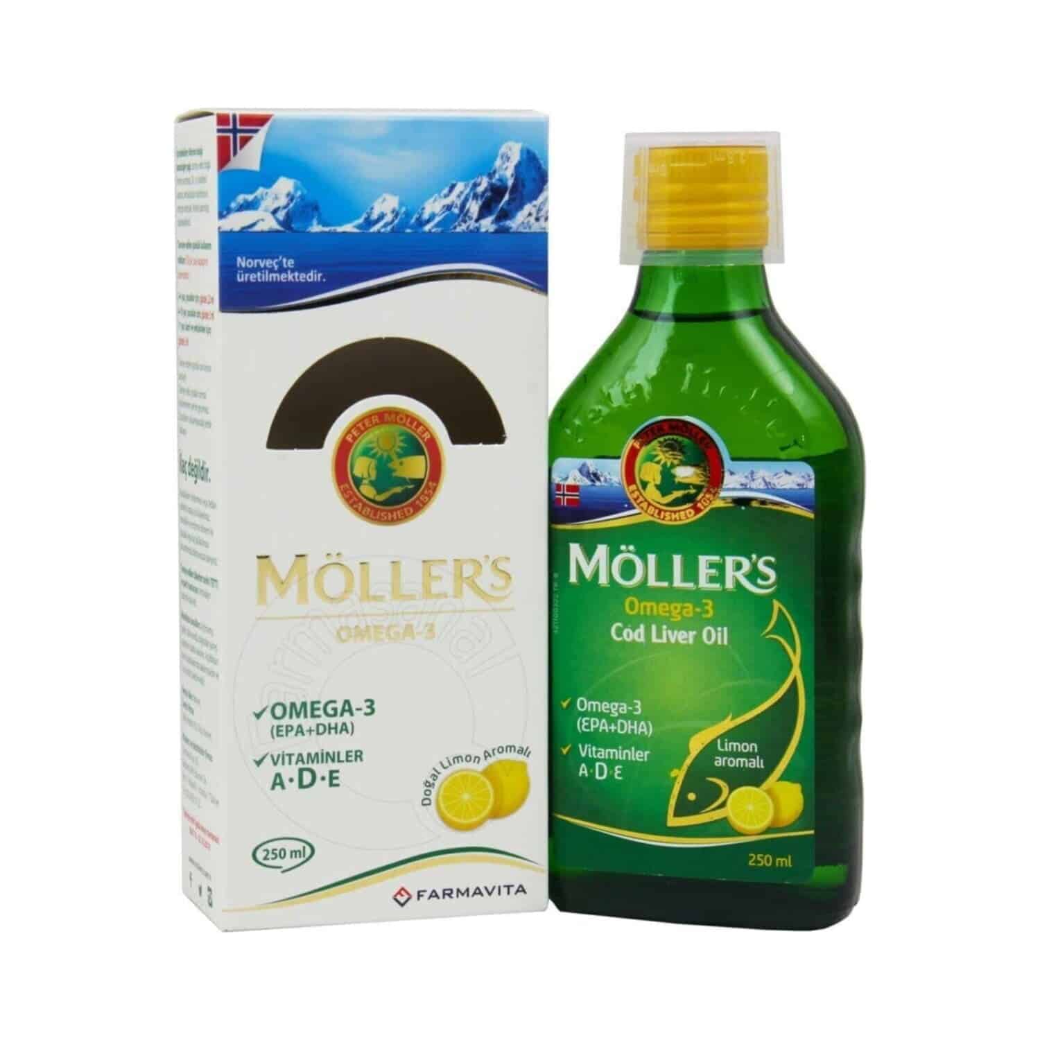 Möller's Omega-3 Balık Yağı Limonlu